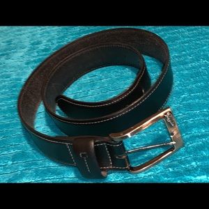 black dress belt.